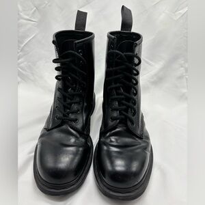 Dr Martens 1460 Mono Smooth All Black Leather Size 9 men’s 10 women’s boots